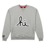 Vast x In4mation HI Script Crewneck - Grey