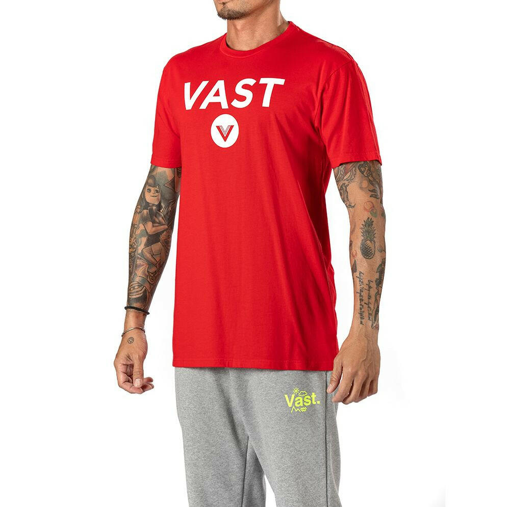Vast Logo Tee - Red 短袖上衣