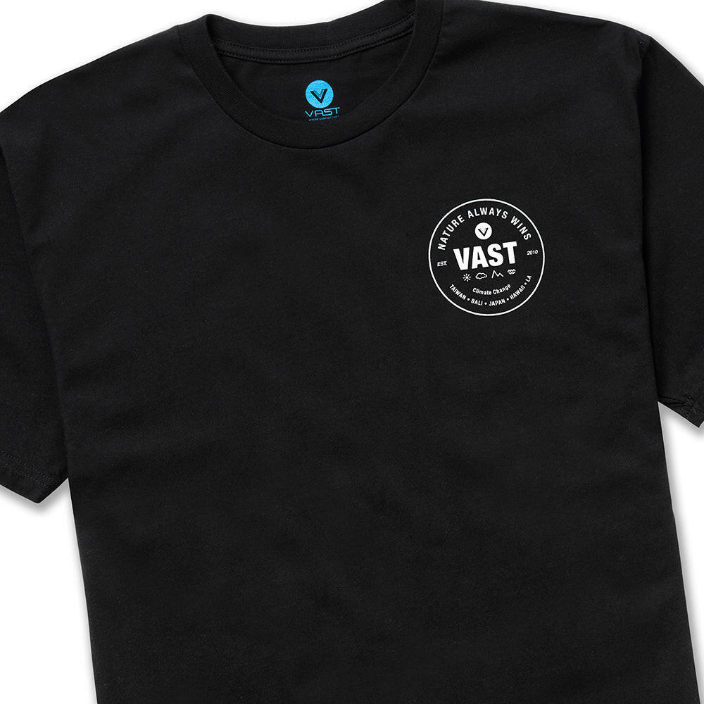 Vast Paisley Medallion Tee - Black