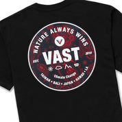 Vast Paisley Medallion Tee - Black