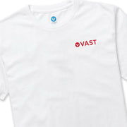 Vast Red Wave Tee - White