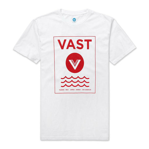 Vast Sunset Tee - White