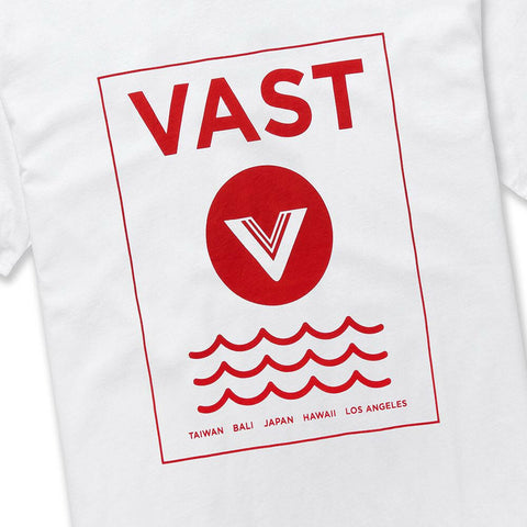 Vast Sunset Tee - White