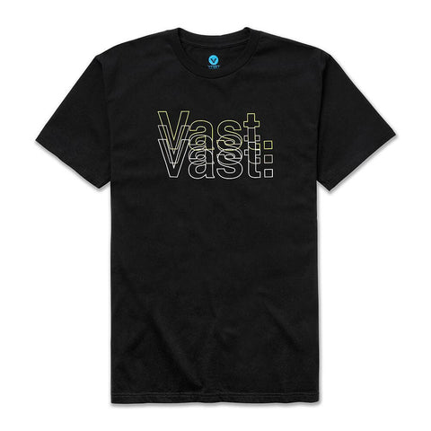 Vast Blur Tee - Black