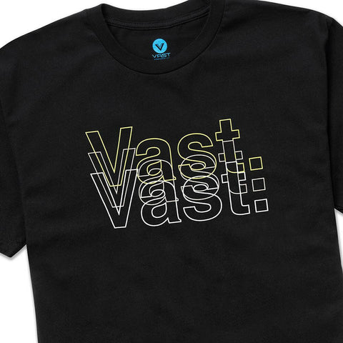 Vast Blur Tee - Black