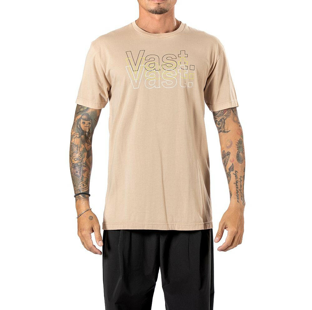 Vast Blur Tee - Hazelnut