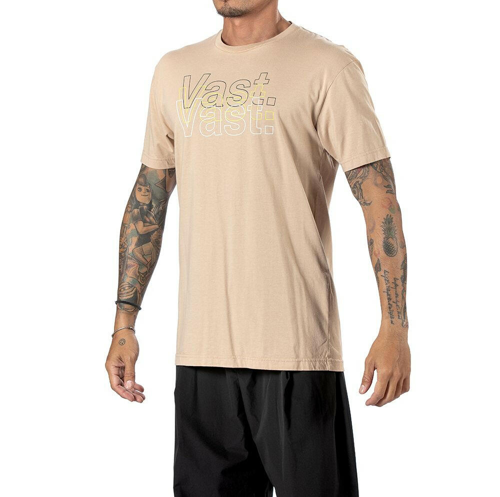 Vast Blur Tee - Hazelnut