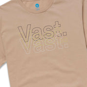 Vast Blur Tee - Hazelnut