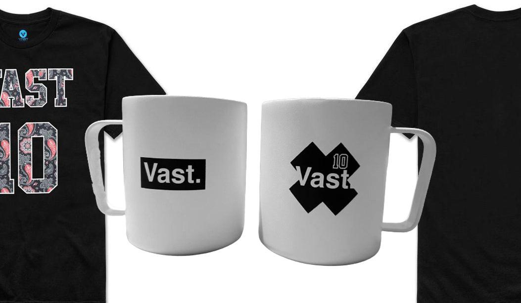 VAST十週年限定套裝組合（保溫杯＋紀念衫-黑色）