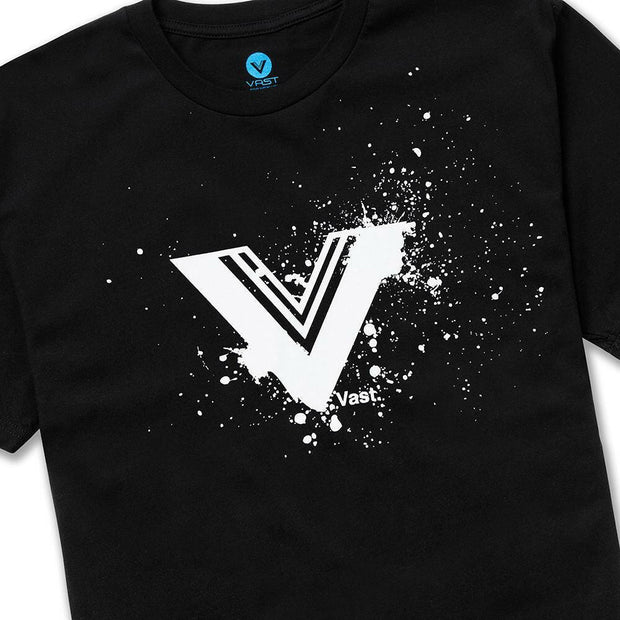 Vast Splat Tee - Black