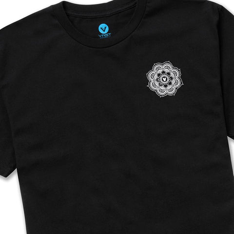 VAST Paisley Mandala Tee- Black 短袖T恤
