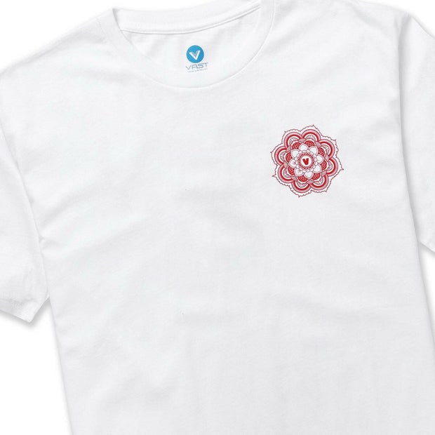 VAST Paisley Mandala Tee- White 短袖T恤