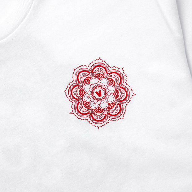 VAST Paisley Mandala Tee- White 短袖T恤