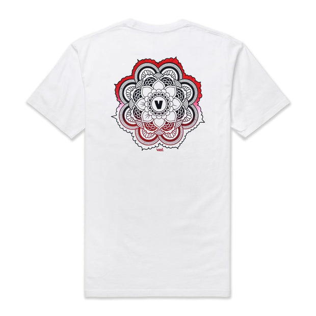 VAST Paisley Mandala Tee- White 短袖T恤