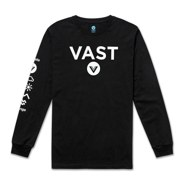 Vast Logo L/S Tee - Black