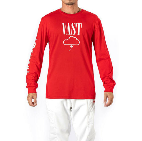 Vast Thundercloud L/S Tee - Red