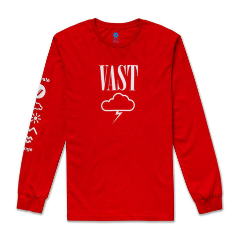 Vast Thundercloud L/S Tee - Red