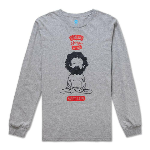 Vast Yogi N.A.W L/S Tee - Grey