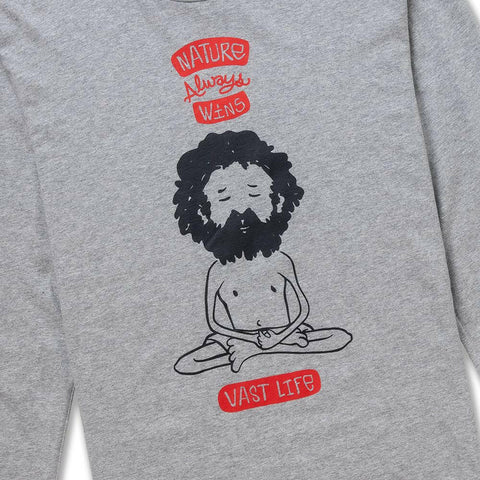 Vast Yogi N.A.W L/S Tee - Grey