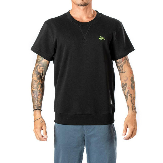 Vast Elements Collegiate Crew - Black