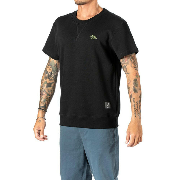 Vast Elements Collegiate Crew - Black
