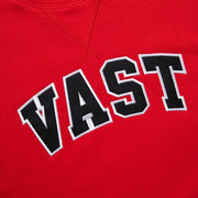 Vast Varsity Crewneck - Red