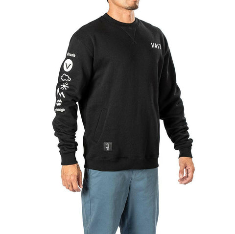 Vast Rosa Crewneck - Black