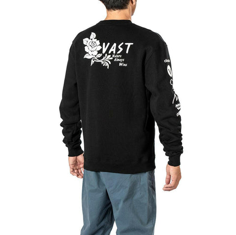 Vast Rosa Crewneck - Black