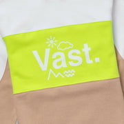 Vast Color Block Crewneck - Safety Yellow