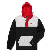 VAST 撞色系列連帽長袖長袖大學T 卡其/黃