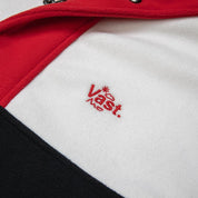 VAST 撞色系列連帽長袖長袖大學T 卡其/黃