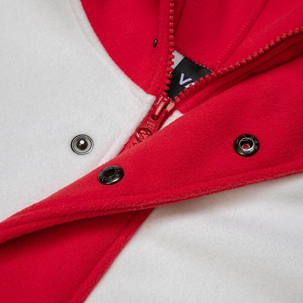 VAST 撞色系列連帽長袖長袖大學T 卡其/黃