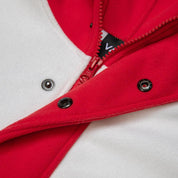 VAST 撞色系列連帽長袖長袖大學T 卡其/黃