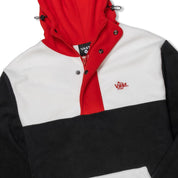 VAST 撞色系列連帽長袖長袖大學T 卡其/黃