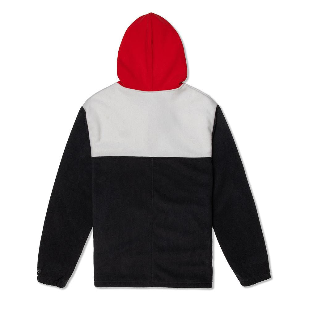 VAST 撞色系列連帽長袖長袖大學T 卡其/黃