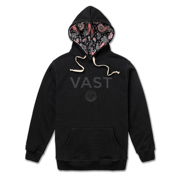 Vast Paisley Hoodie - Black