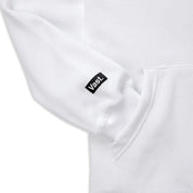 VAST 圖騰連帽長袖大學T 白