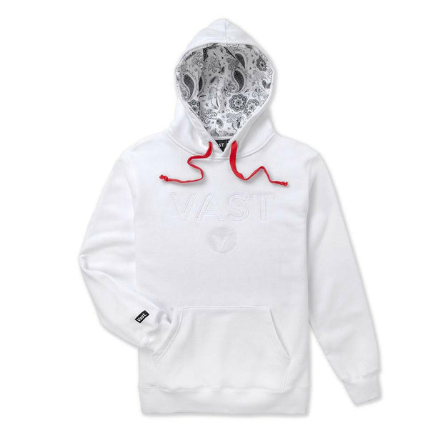 Vast Paisley Hoodie - White