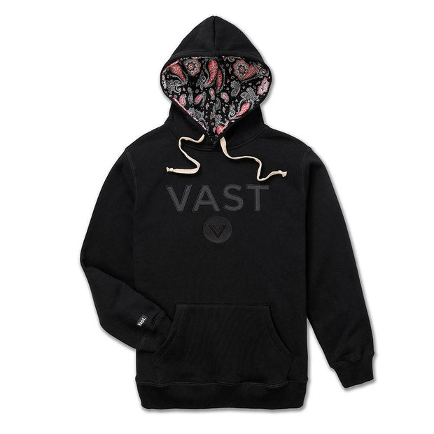 Vast Paisley Hoodie - Black