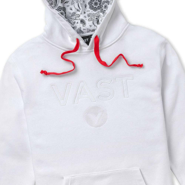 Vast Paisley Hoodie - White