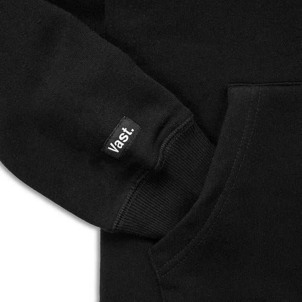 Vast Paisley Hoodie - Black