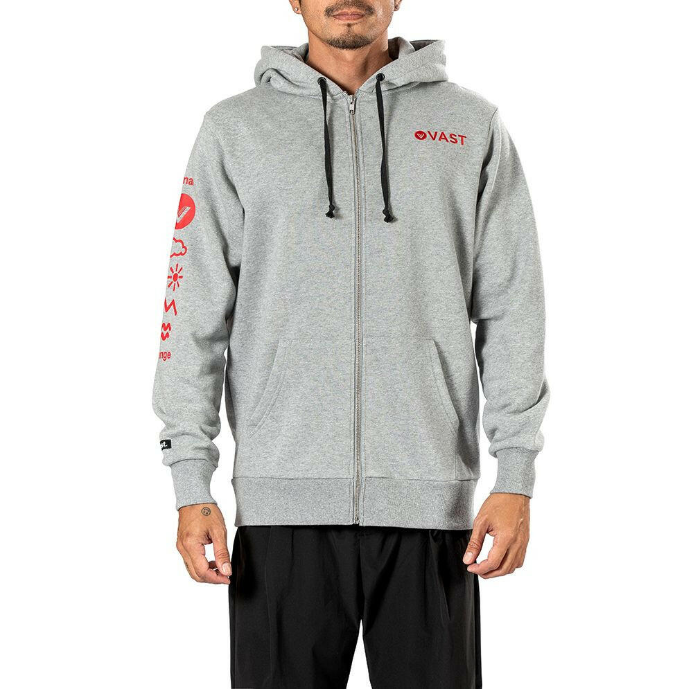 VAST Climate Change 拉鍊外套 - 灰