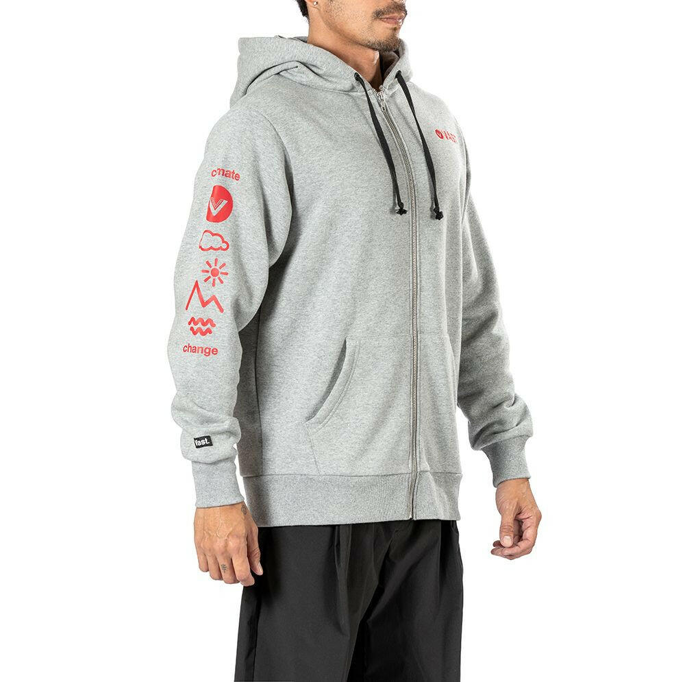 VAST Climate Change 拉鍊外套 - 灰