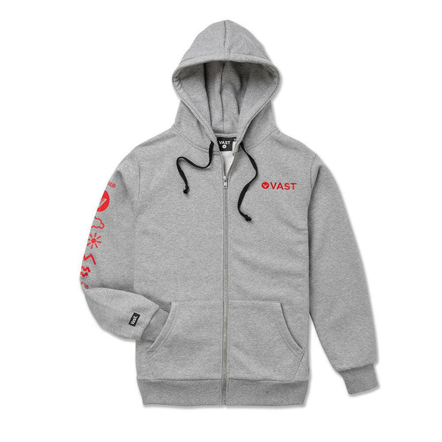 Vast Climate Change Zip Up - Heather