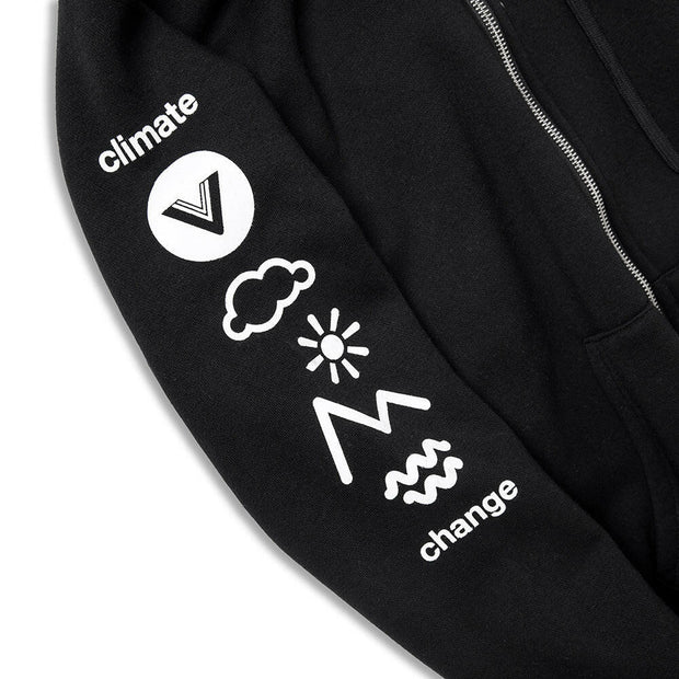 Vast Climate Change Zip Up - Black