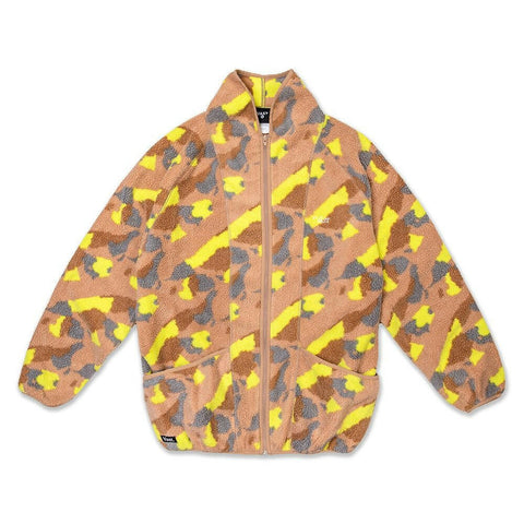 Vast Puffy Sherpa Jacket - NEON CAMO