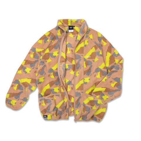 Vast Puffy Sherpa Jacket - NEON CAMO