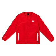 Vast No Collar Puffy Jacket - Red