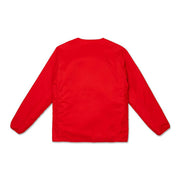 Vast No Collar Puffy Jacket - Red