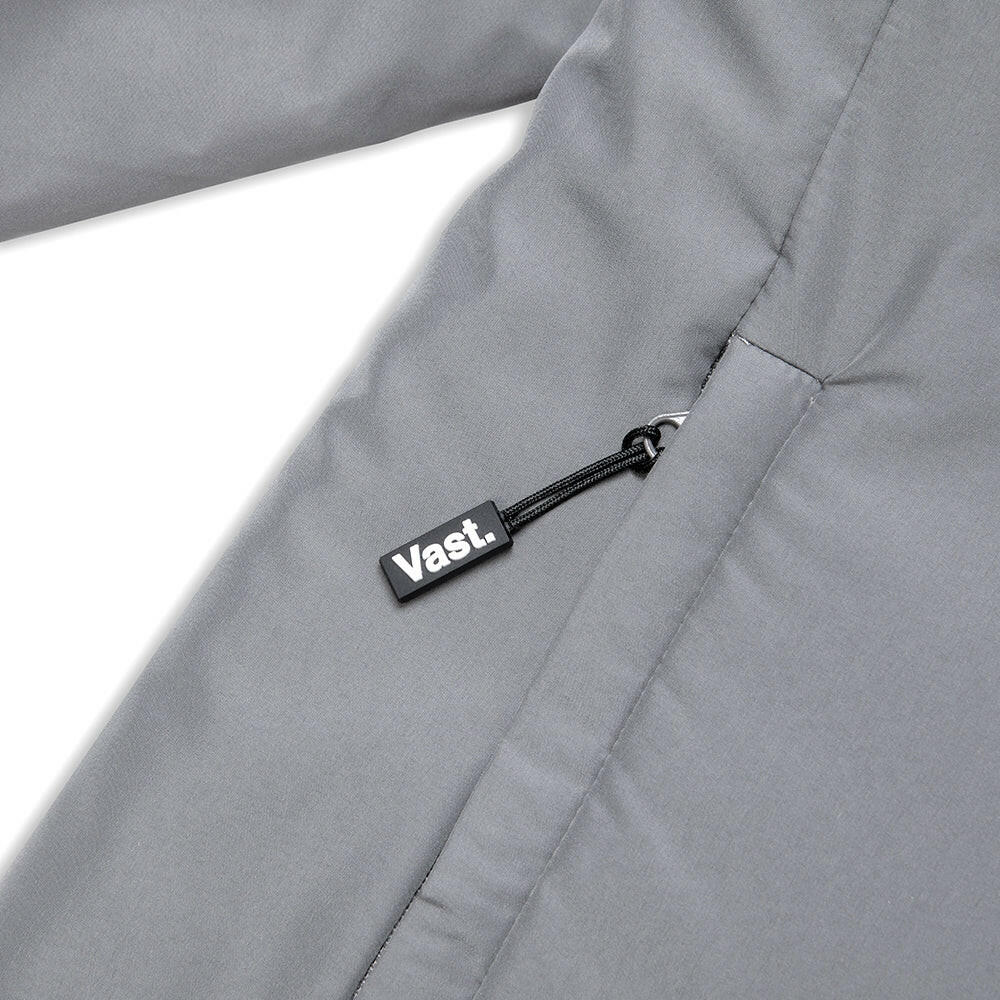 VAST 無領飛行夾克外套 - 深灰